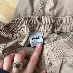 TNA Tan Track Pants